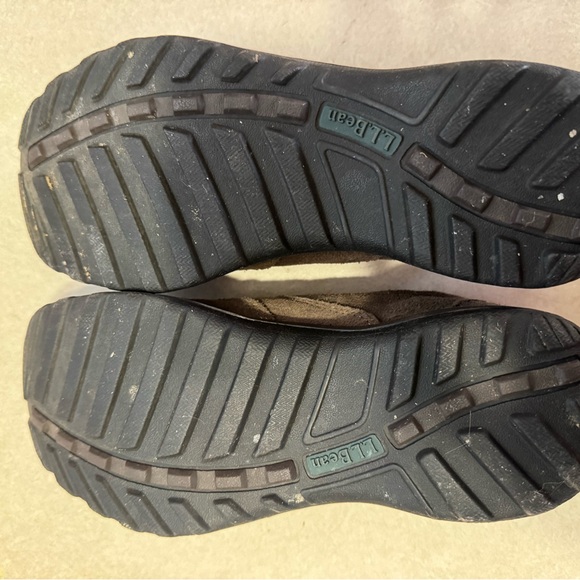 L.L. Bean Women’s Dark Brown Suede Slip-On Loafers - Picture 3 of 3